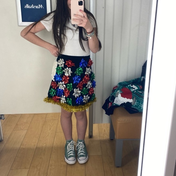 Planet Gold Dresses & Skirts - fun Christmas skirt